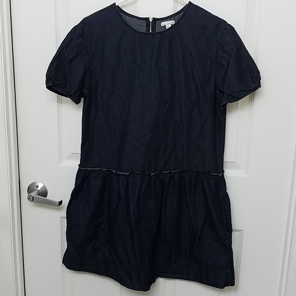 Gap babydoll dark denim dress